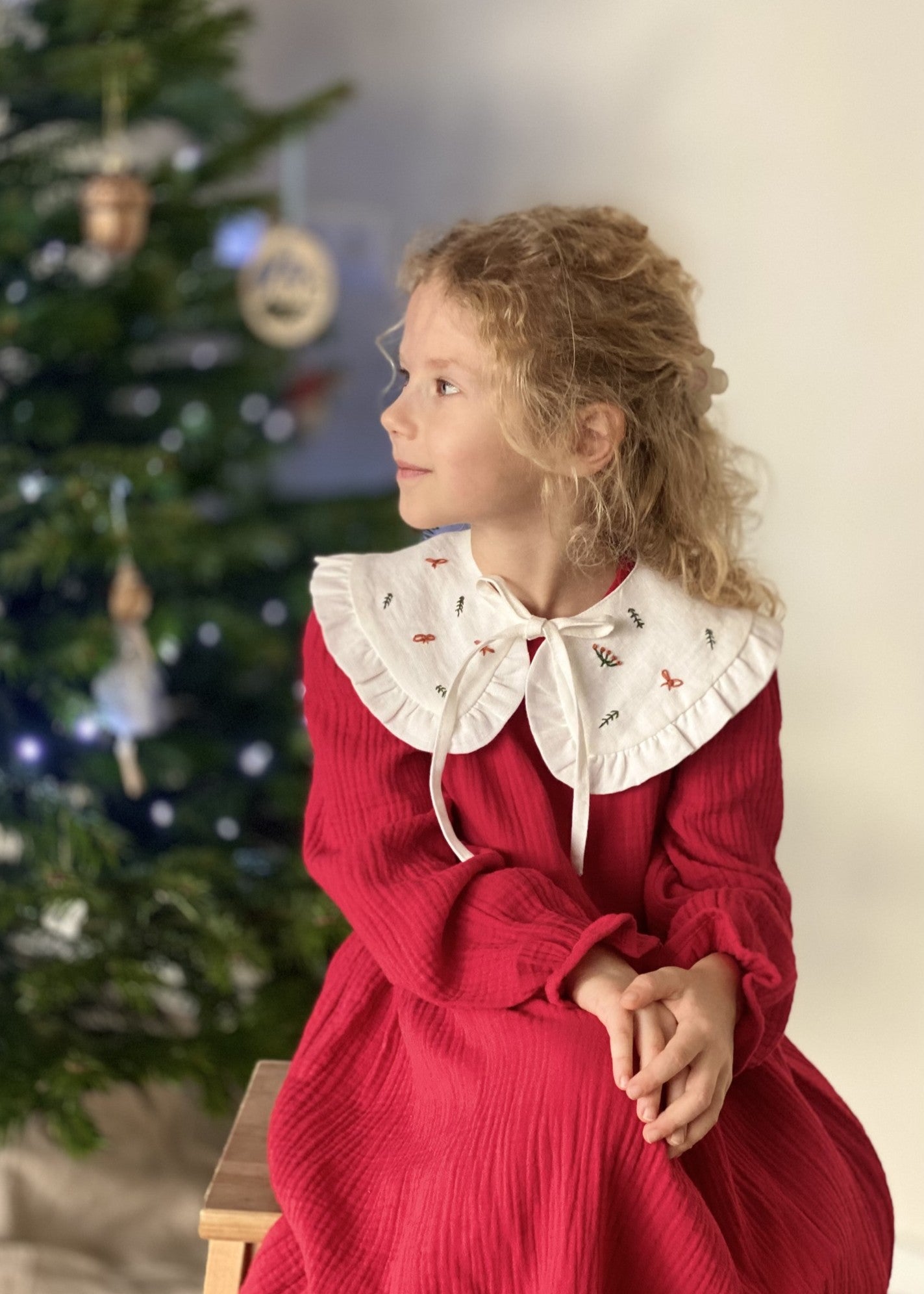 Apykaklė su Kalėdiniais motyvais