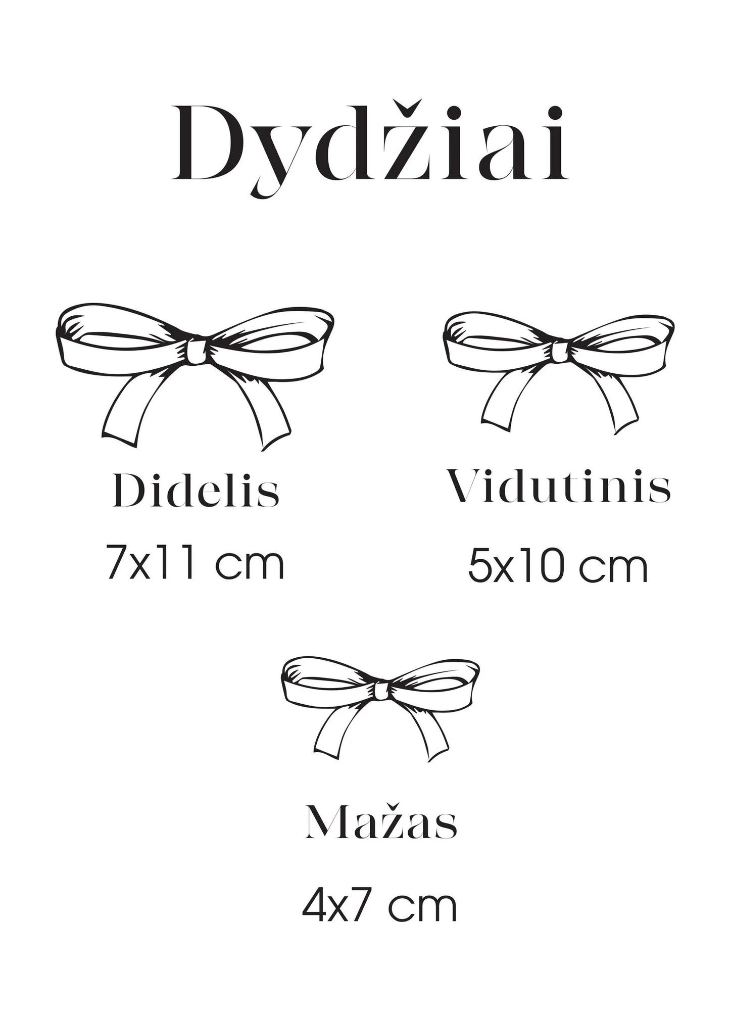 Kaspinu dydziai