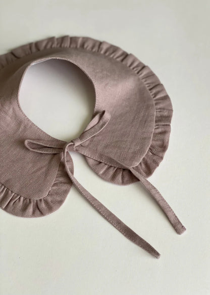 Uždedama lininė apykaklė