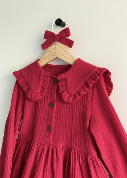 Suknelė su apykakle OTILIA