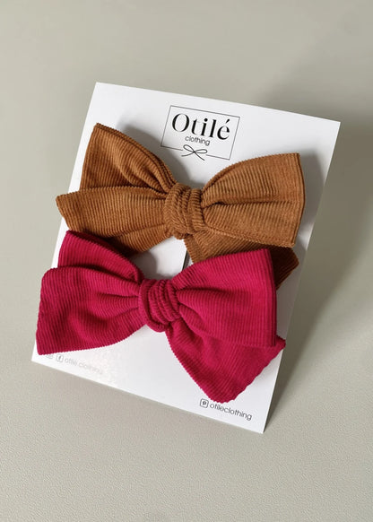 Šventinis velveto segtukų rinkinys (Dideli)