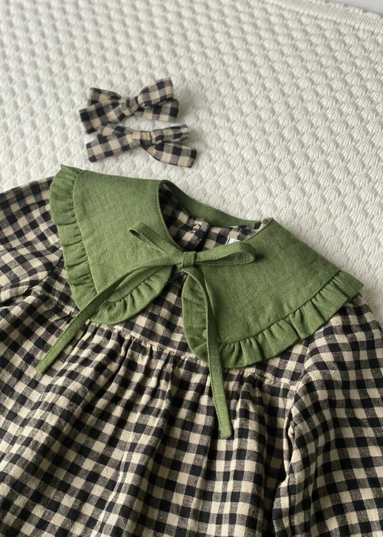 Uždedama lino apykaklė