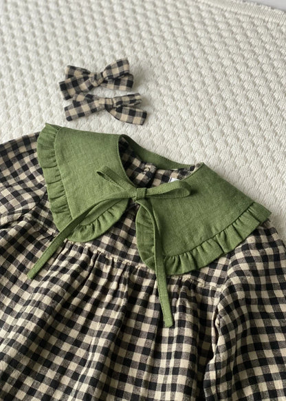 Uždedama lino apykaklė